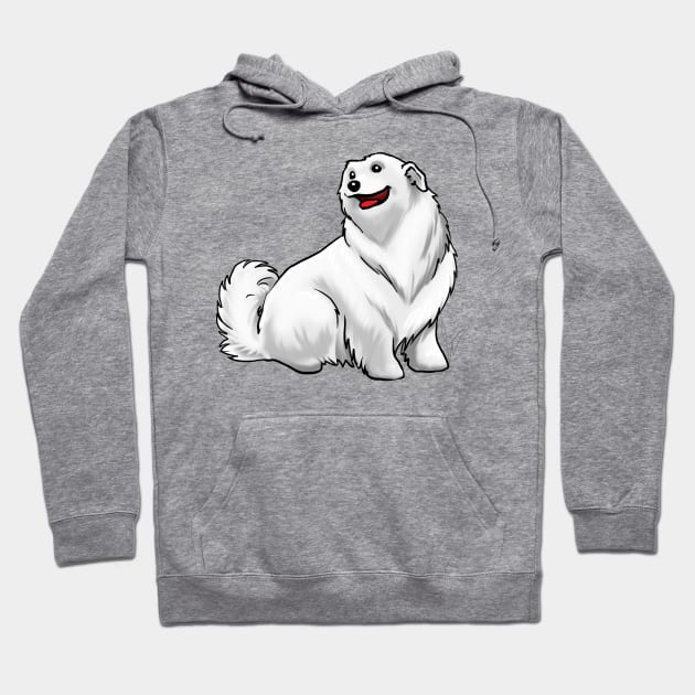 Dog - Great Pyrenees - White Hoodie by Jen's Dogs Custom Gifts and Designs